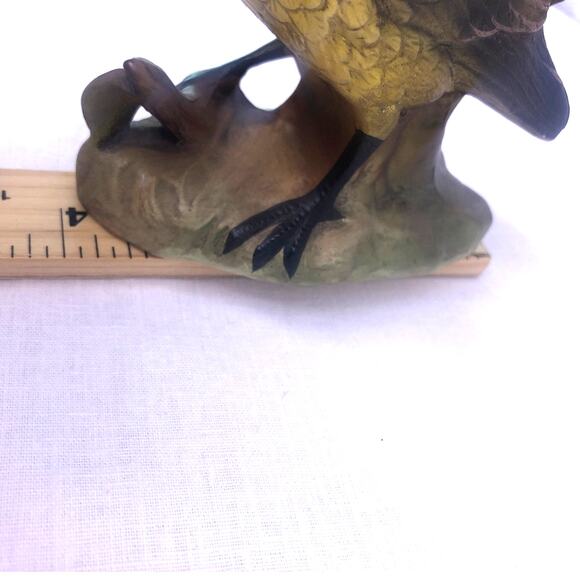 Lefton Porcelain Vintage Hand Painted Gold Finch Collectible Figurine E-4182 - Picture 12 of 14